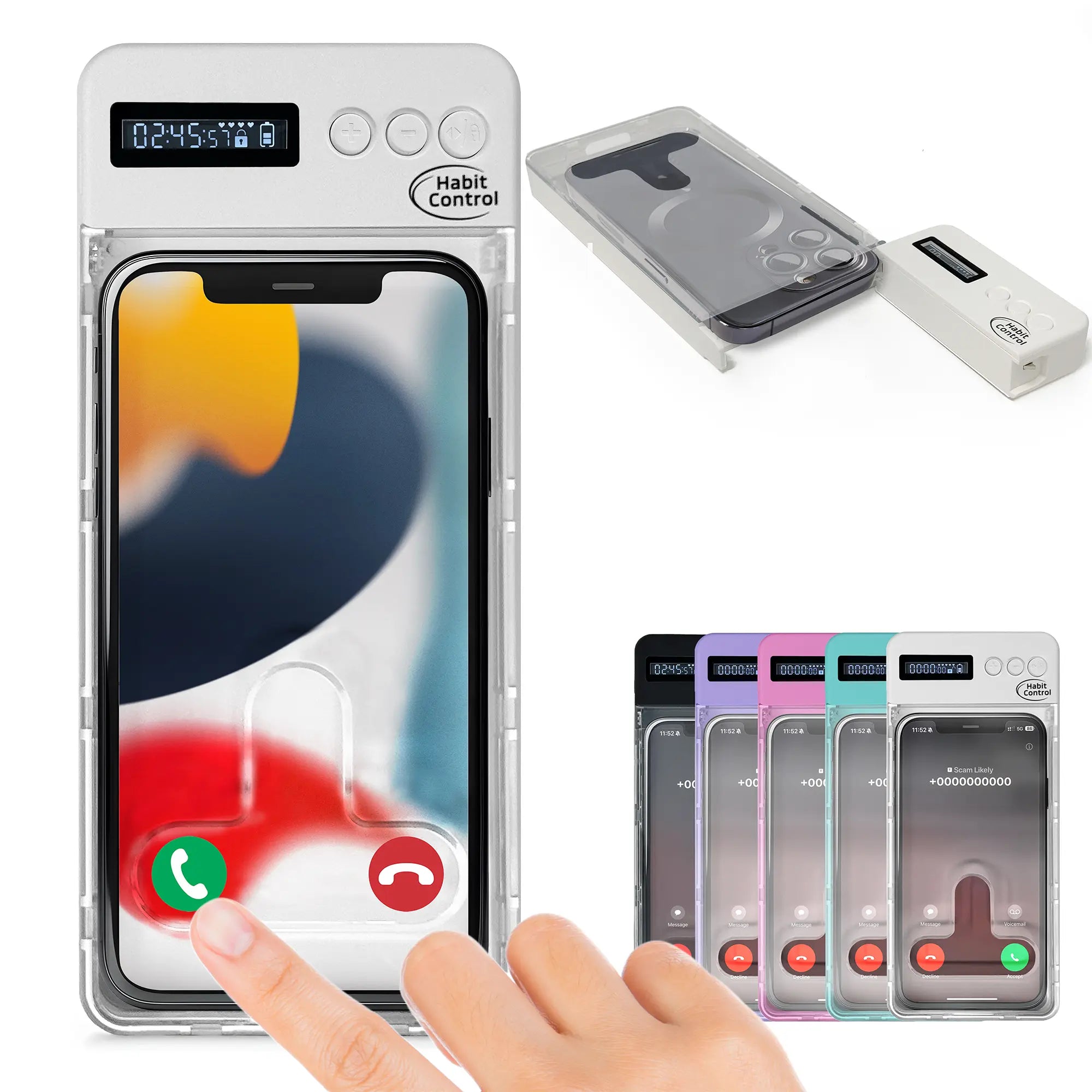 Telefoon Lock Box met Timer Telefoon Gevangenis, Mobiele Telefoon Gevangenis, Voorkom Afhankelijkheid van Smartphone, Elektronische Timer Locker, Help Kinderen, Studenten, Volwassenen Terug