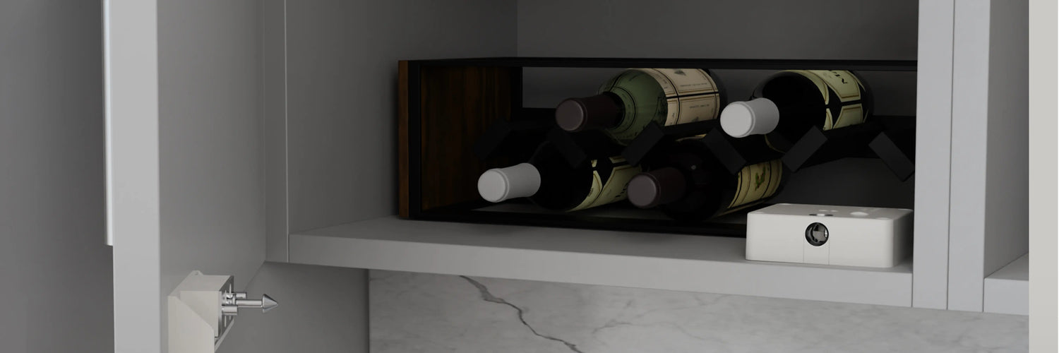 Habit Control smart lock with scheduled access for your liquor cabinet