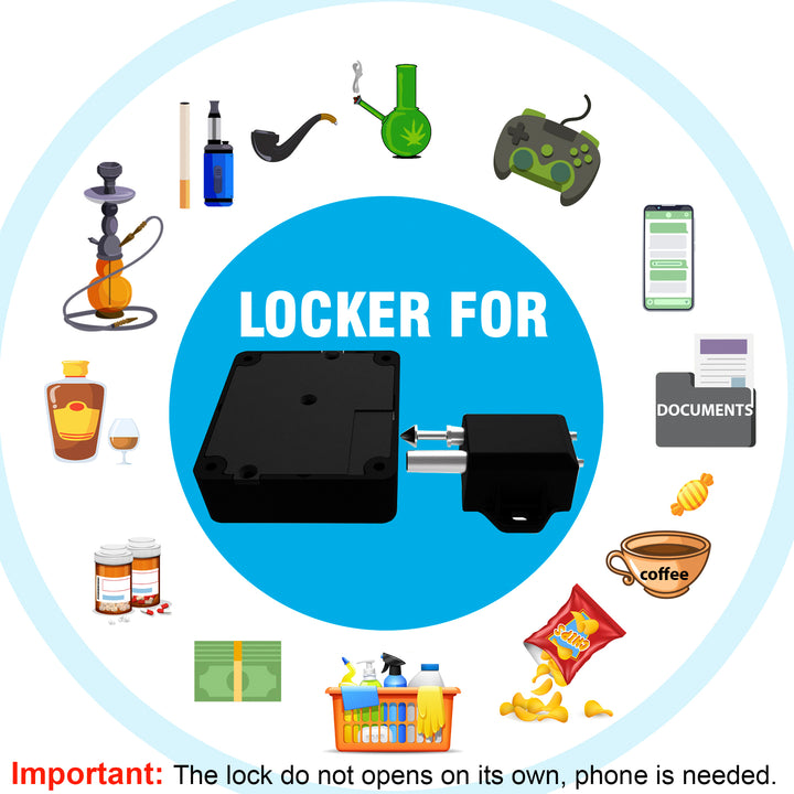  Habit Control Refrigerator Lock Box - Combination Locked Snack  Container for Fridge, Food Safe Storage, Cell Phone Jail, Medication Lockbox  (Clear) : Health & Household