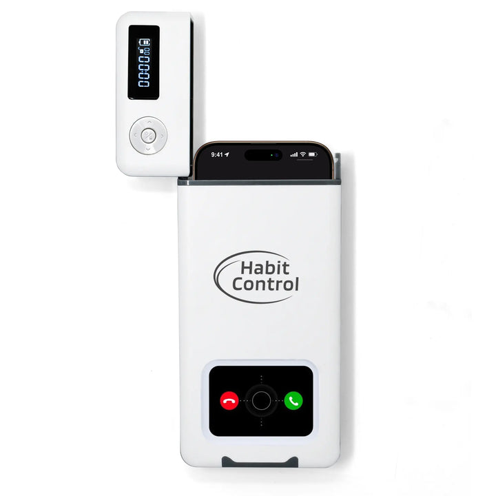 Habit Control Cell Phone Lock Box with Timer for Self-Discipline, Portable Time Lock Box Suitable for iPhone and Android Smartphones, Phone Jail Box