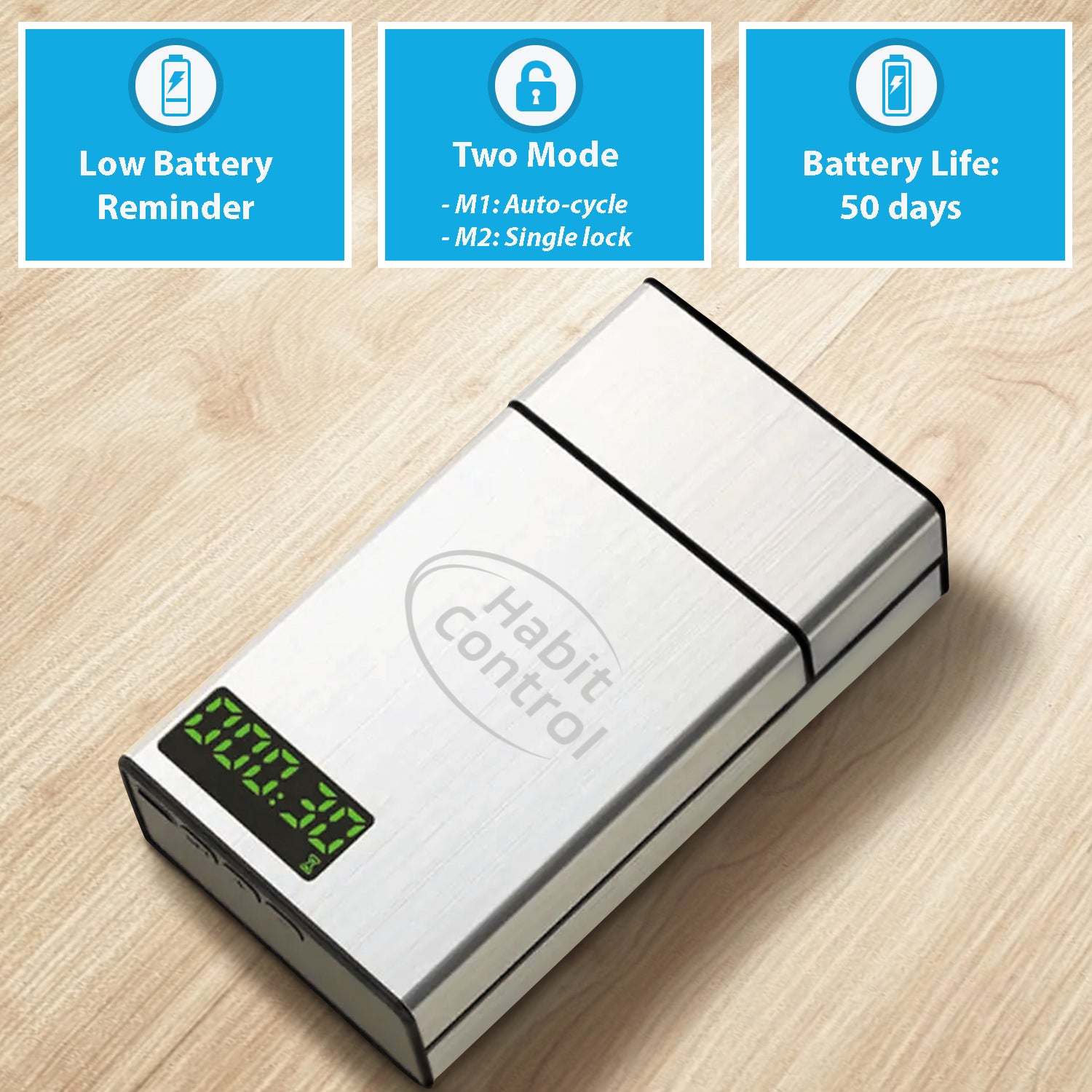 Timed Cigarette Dispenser Case to Reduce & Quit Smoking Addiction ...