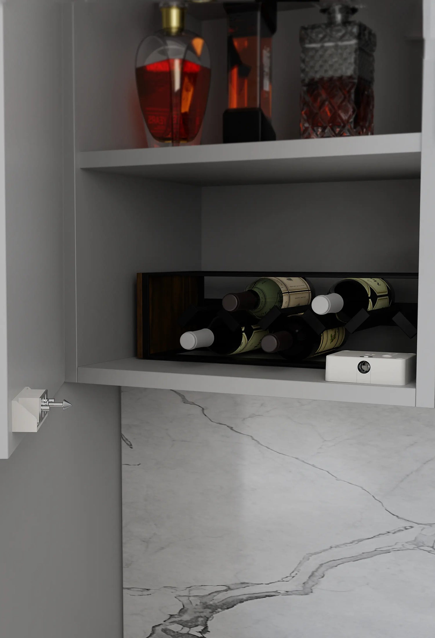Habit Control smart lock with scheduled access for your liquor cabinet