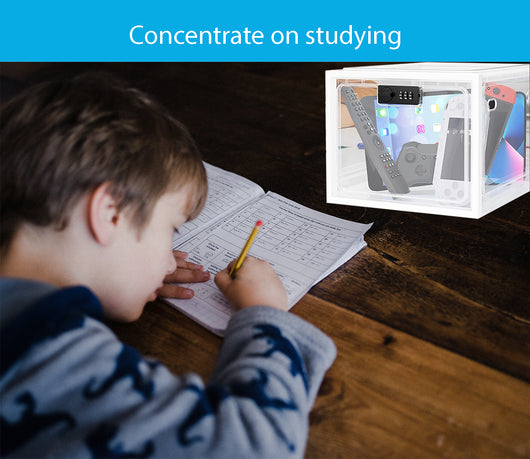 Our device helps students to concentrate on studying. 